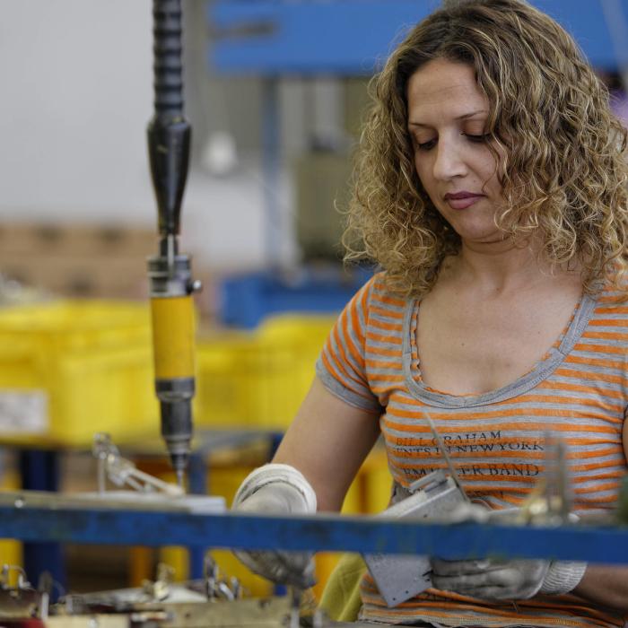 Worker in Albania